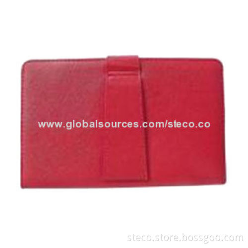 9.7-inch Leather Case Keyboard with USB Port, 25x20x3cm Size